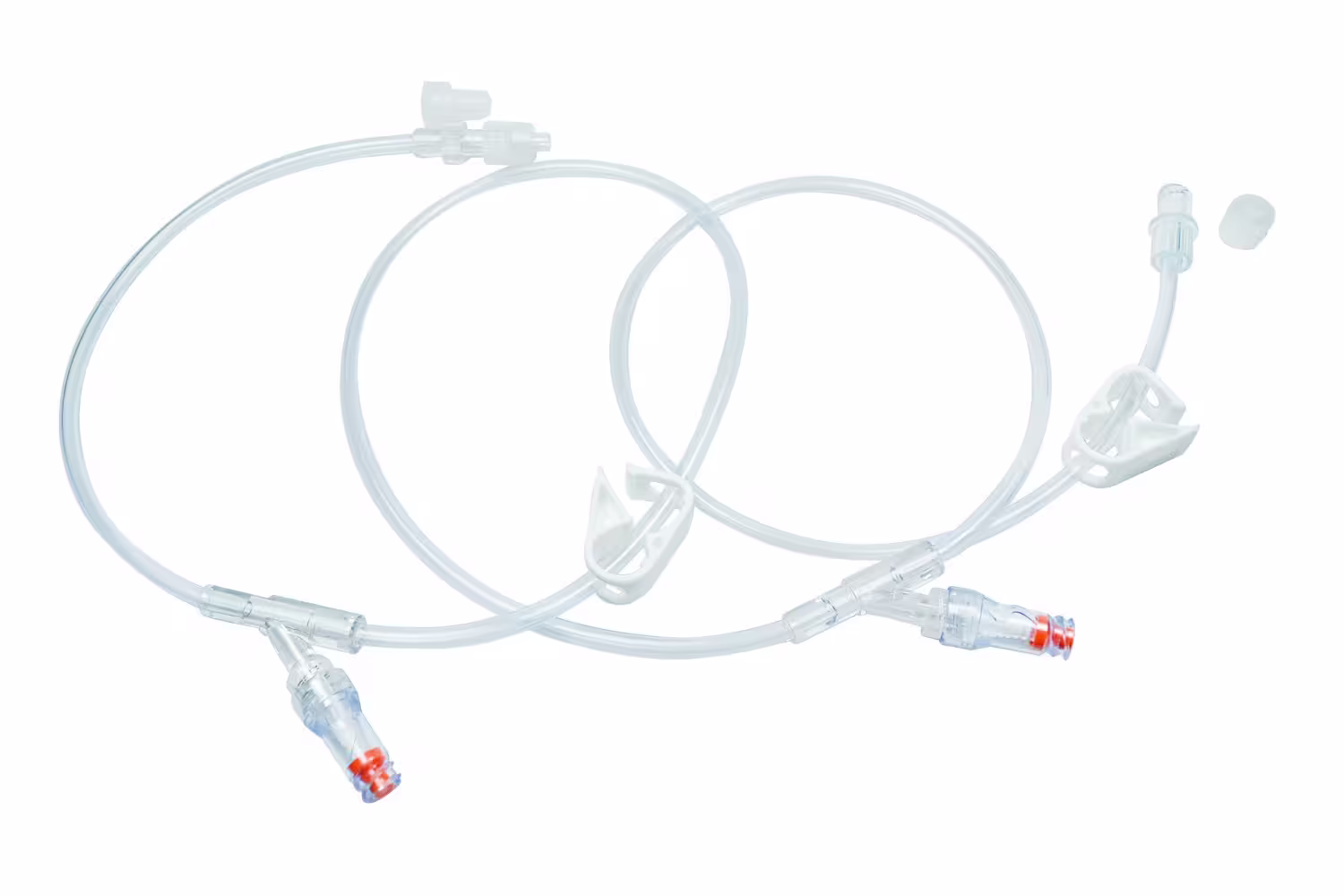 Spyder 2-way extension lines with male luer lock connector